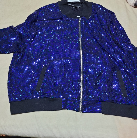 Lularoe Elegent Sequins Jacket - Picture 2 of 2